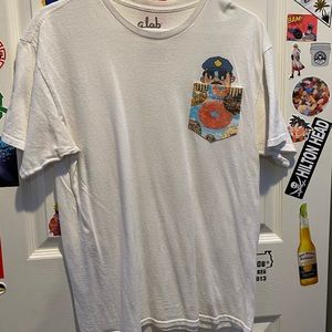 A.Lab-Police Donut Pocket T-Shirt